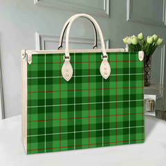 Galloway District Tartan Leather Bag