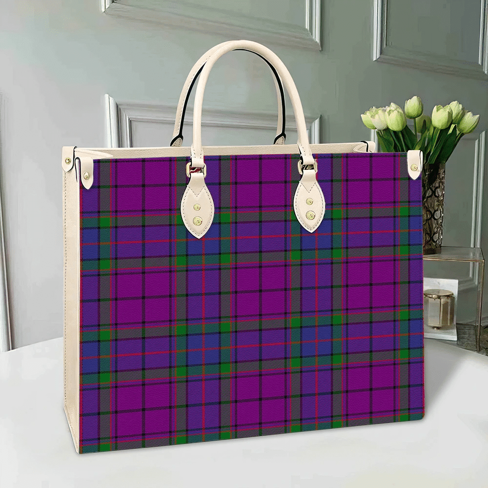 Wardlaw Modern Tartan Leather Bag