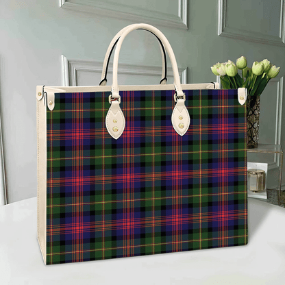 Logan Modern Tartan Leather Bag