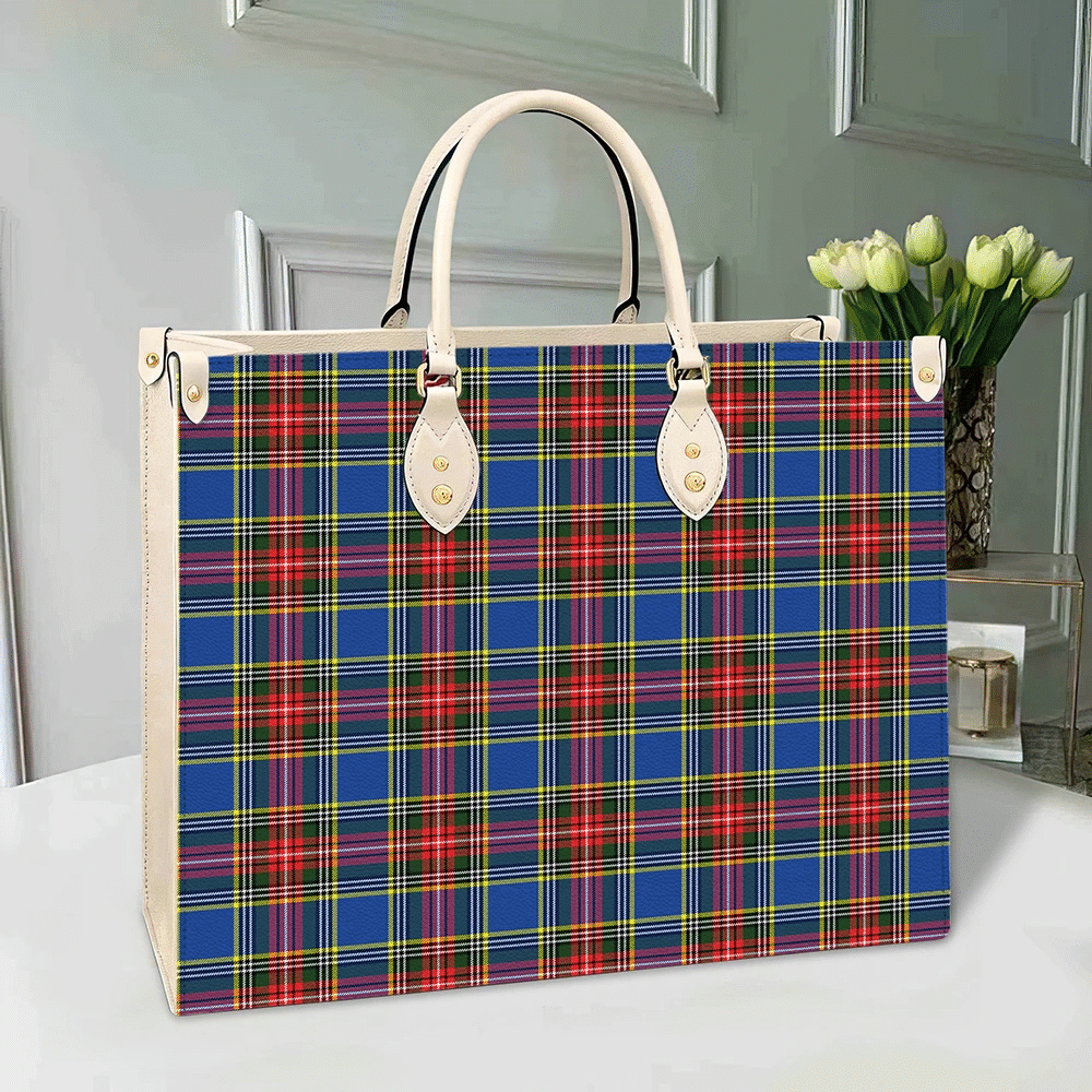 MacBeth Modern Tartan Leather Bag