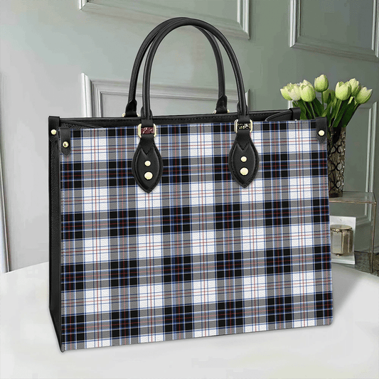 MacRae Dress Modern Tartan Leather Bag