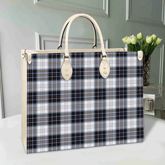 MacRae Dress Modern Tartan Leather Bag