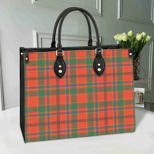 Munro Ancient Tartan Leather Bag