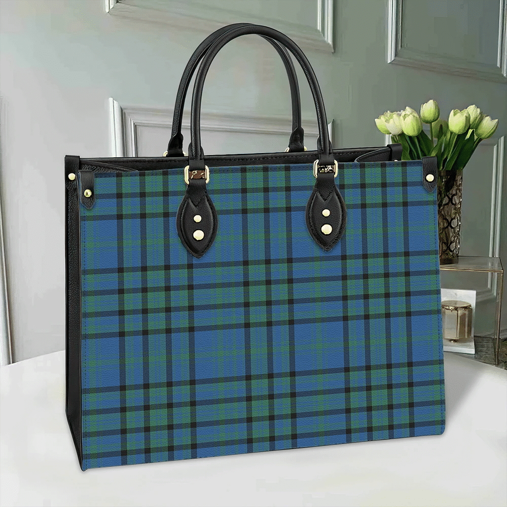 Matheson Hunting Ancient Tartan Leather Bag