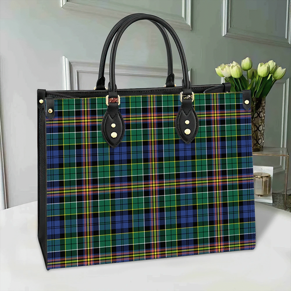Allison Tartan Leather Bag