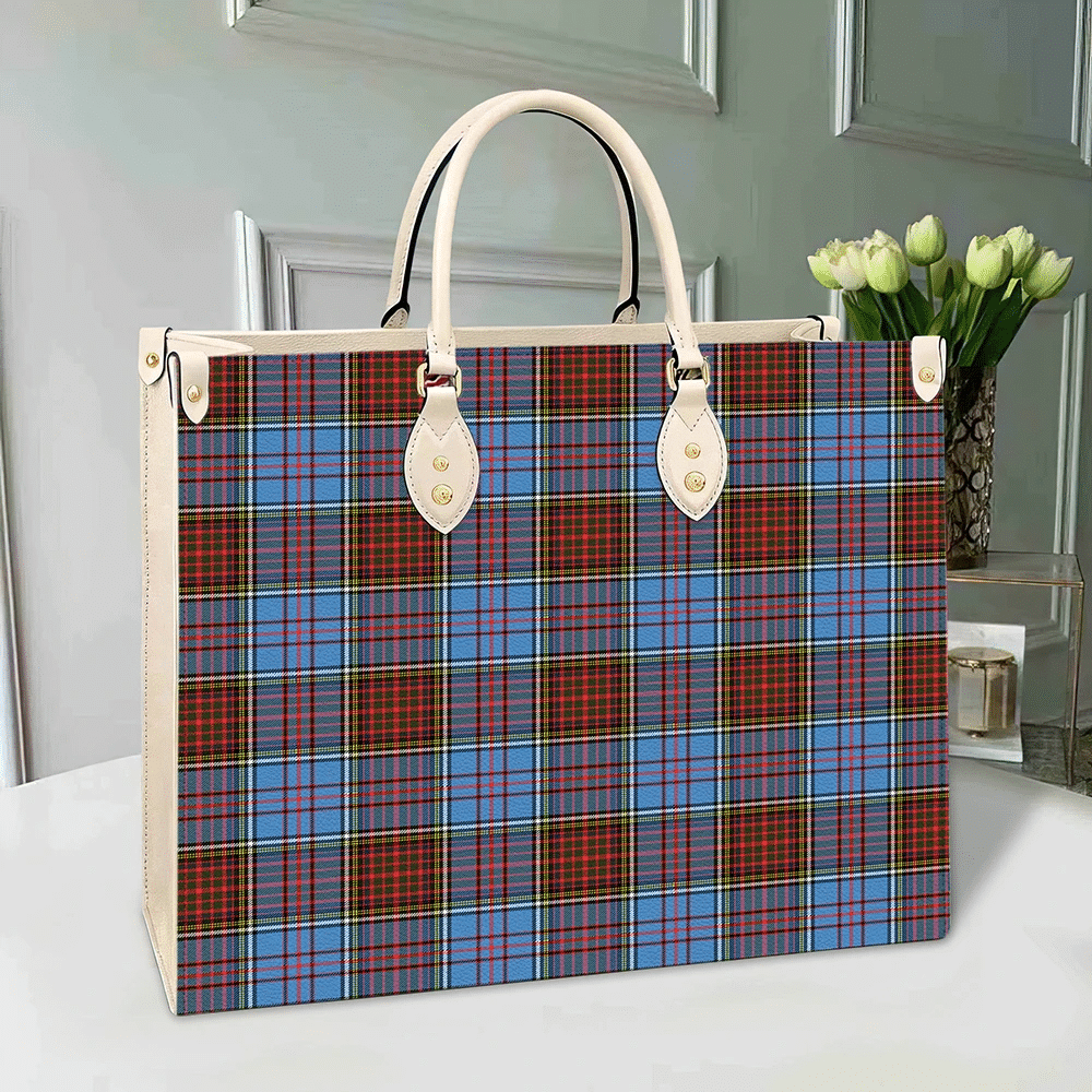 Anderson Modern Tartan Leather Bag