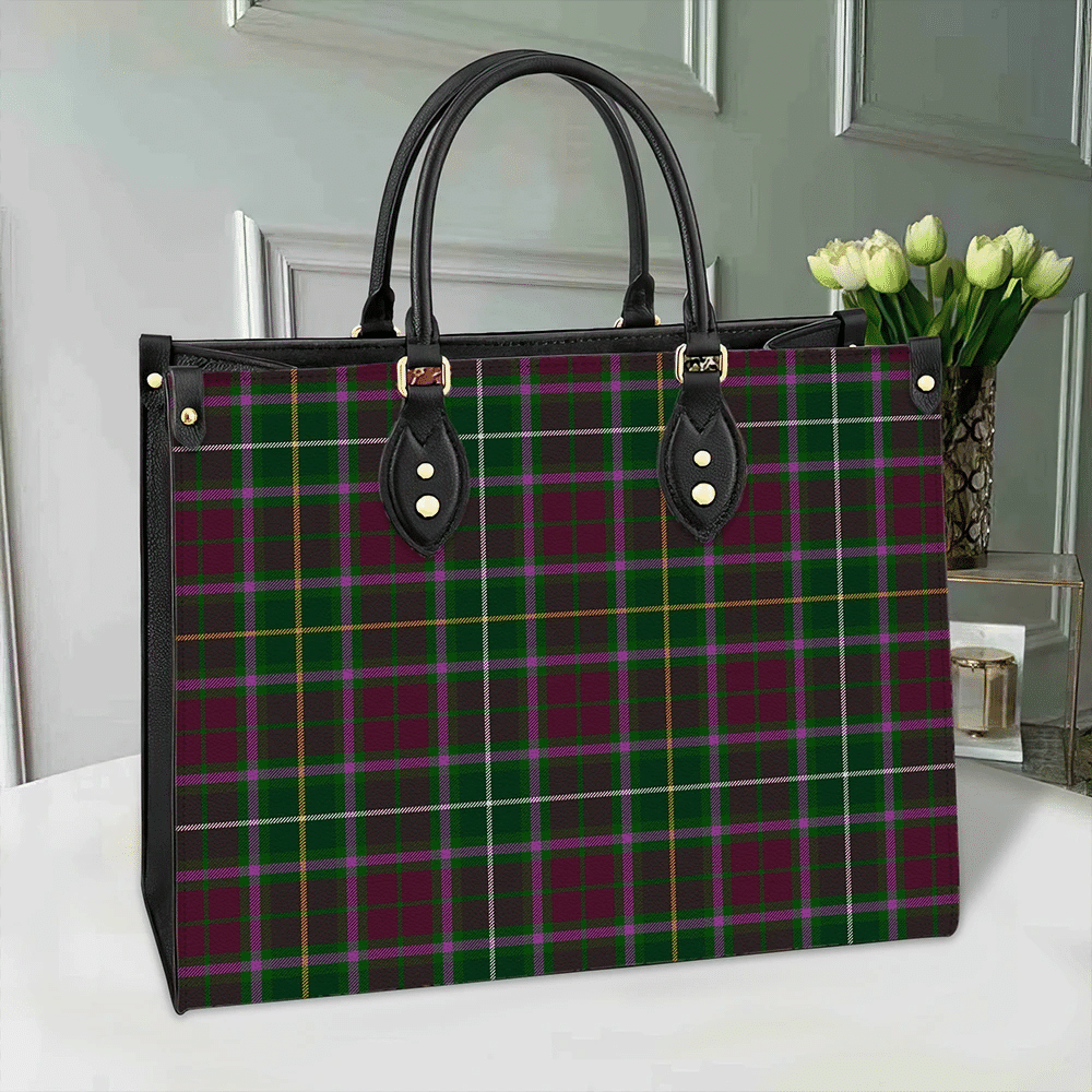 Crosbie Tartan Leather Bag