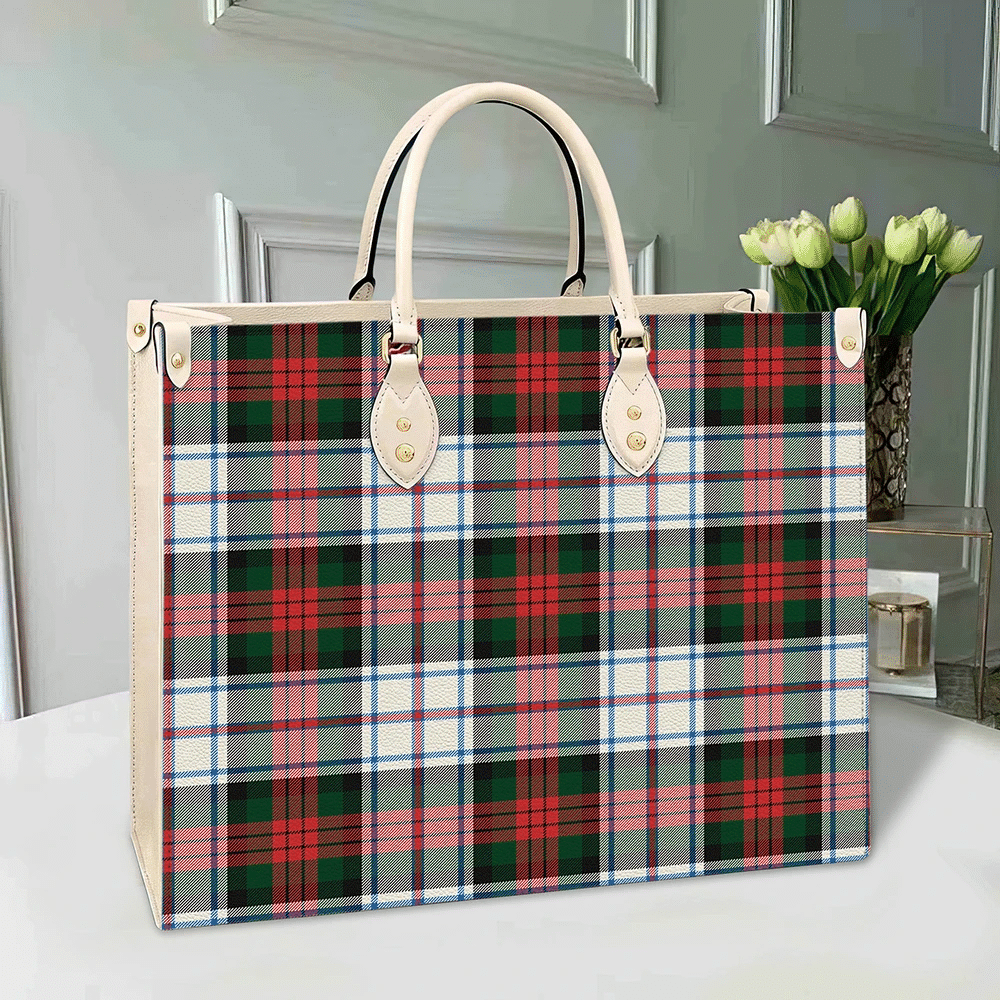 MacDuff Dress Modern Tartan Leather Bag
