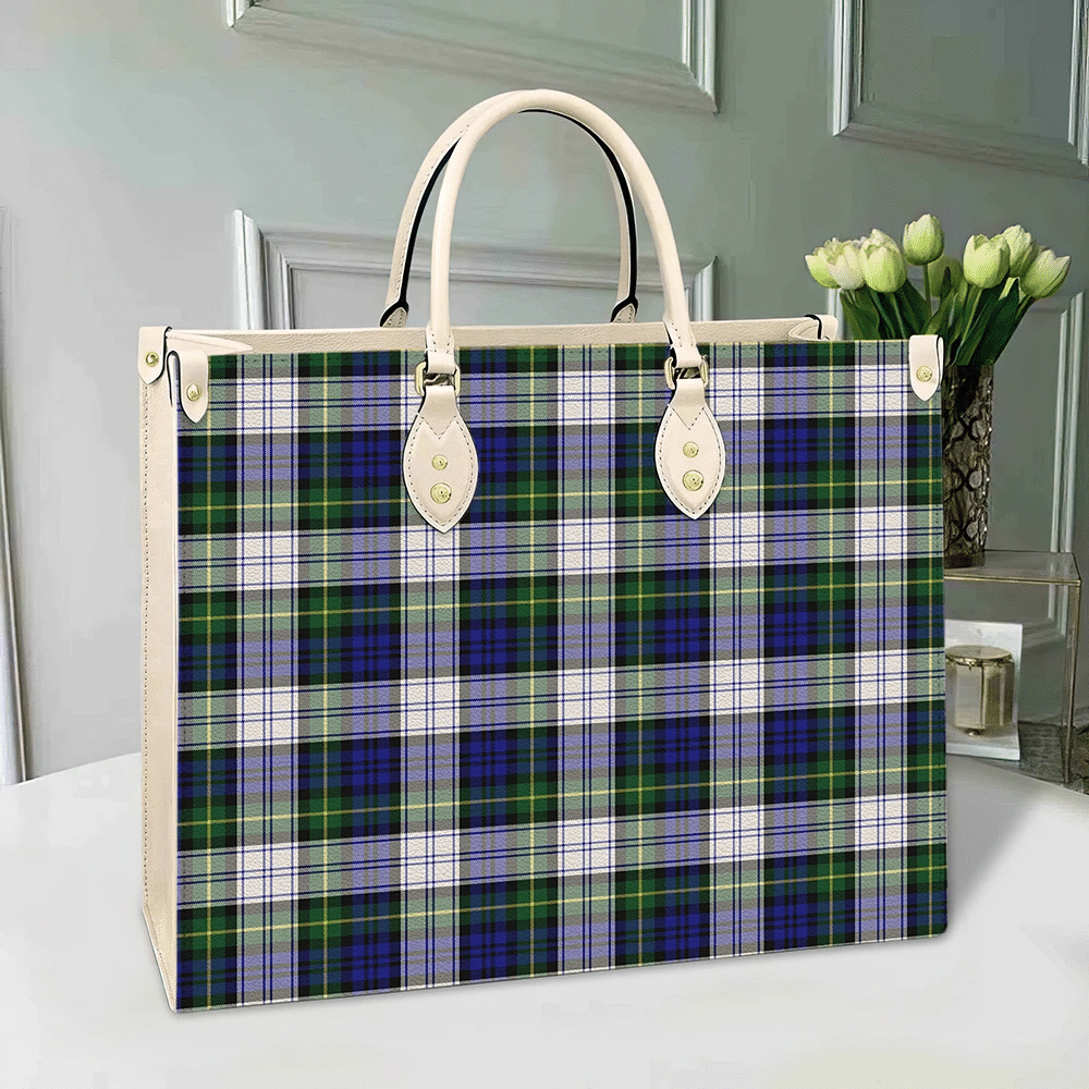 Gordon Dress Modern Tartan Leather Bag