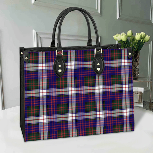 MacDonald Dress Modern Tartan Leather Bag