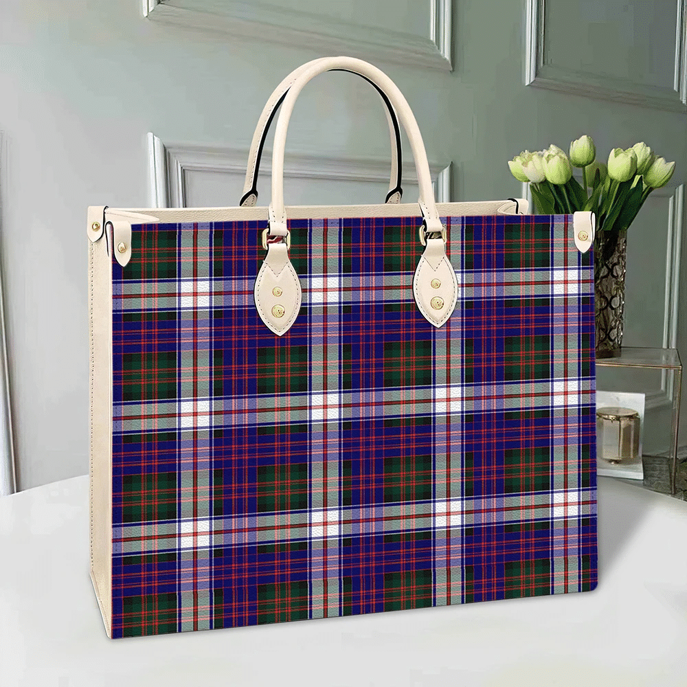 MacDonald Dress Modern Tartan Leather Bag
