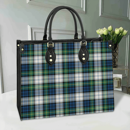 Gordon Dress Ancient Tartan Leather Bag