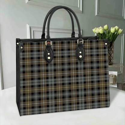 Campbell Argyll Weathered Tartan Leather Bag