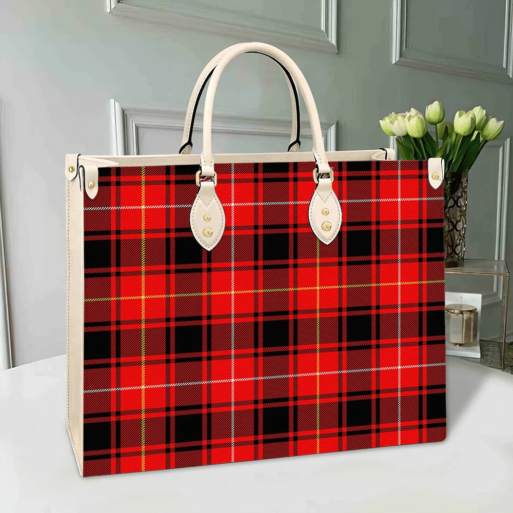 MacIver Modern Tartan Leather Bag