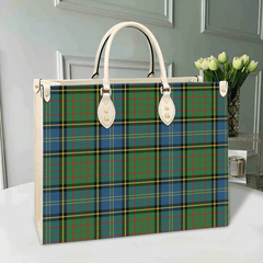 MacMillan Hunting Ancient Tartan Leather Bag