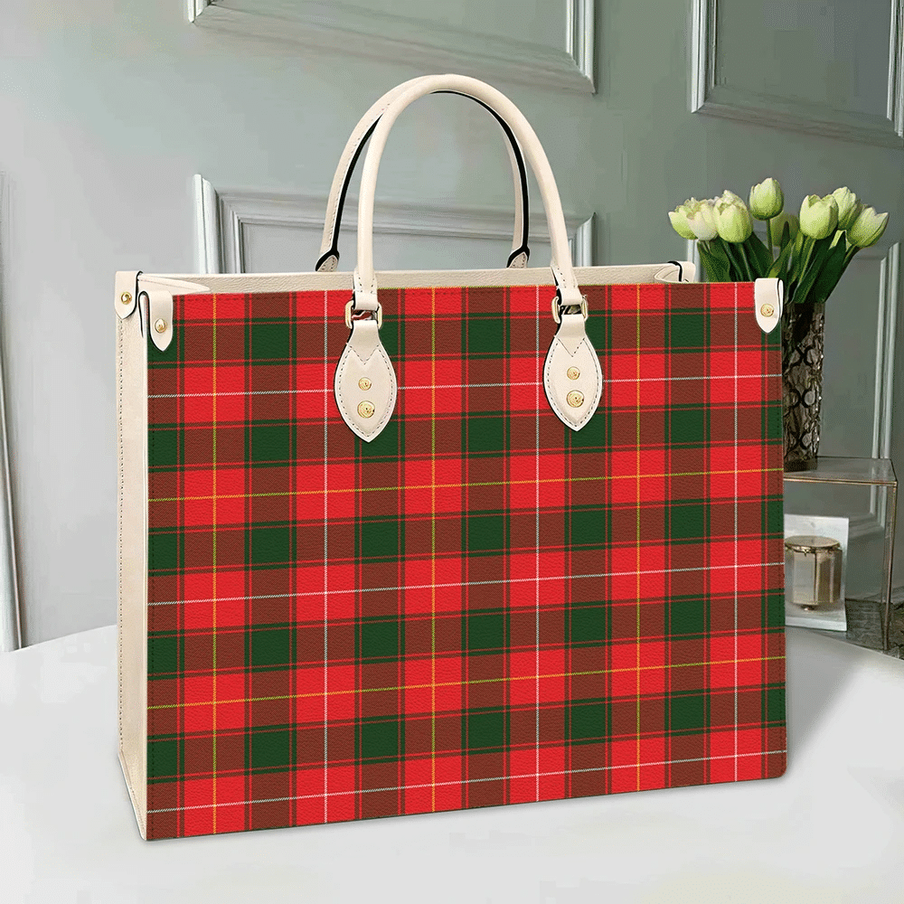 MacFie Tartan Leather Bag