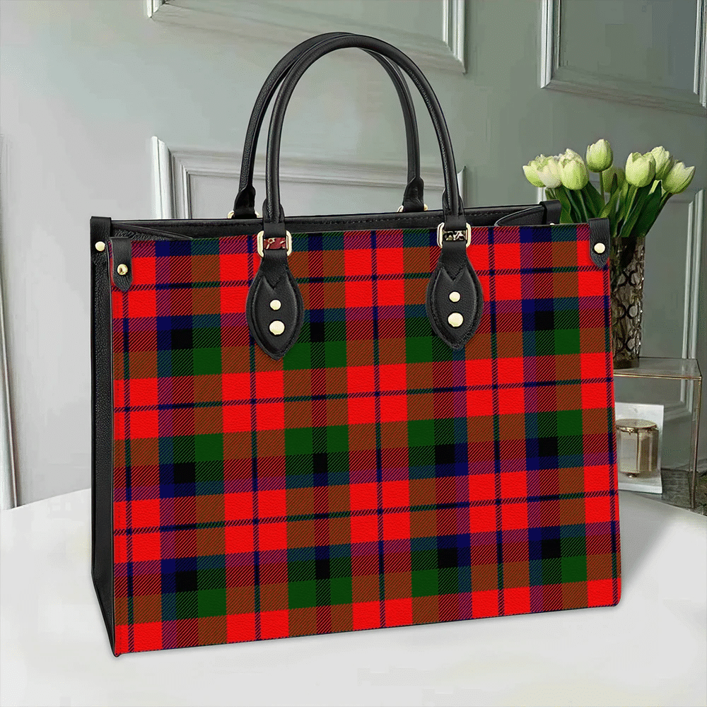 MacNaughton Modern Tartan Leather Bag
