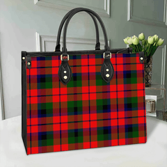 MacNaughton Modern Tartan Leather Bag
