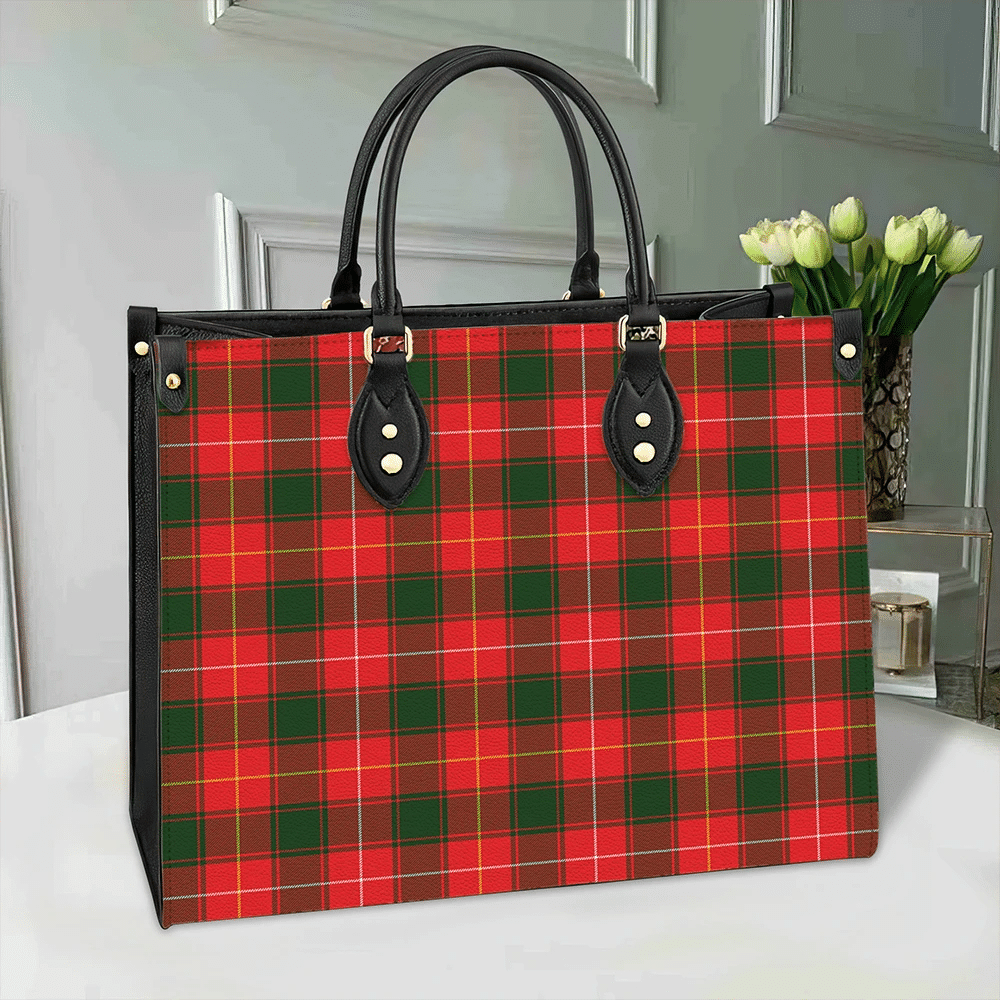 MacFie Tartan Leather Bag