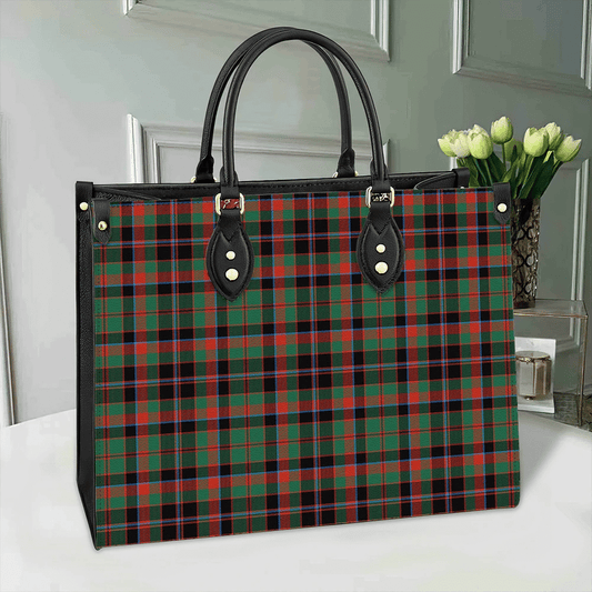 Cumming Hunting Ancient Tartan Leather Bag