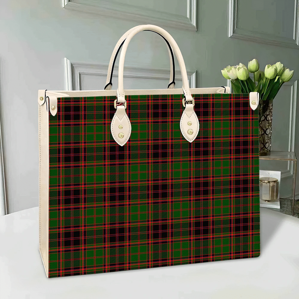 Buchan Modern Tartan Leather Bag