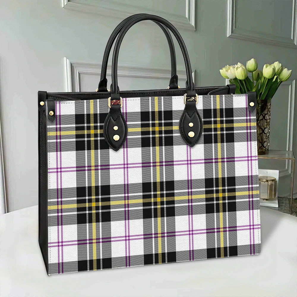 MacPherson Dress Modern Tartan Leather Bag