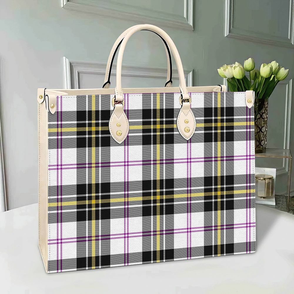 MacPherson Dress Modern Tartan Leather Bag