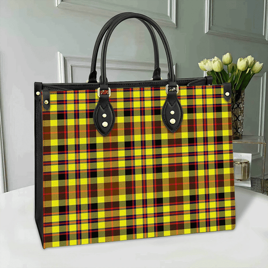 Jardine Tartan Leather Bag