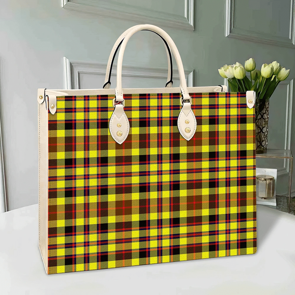 Jardine Tartan Leather Bag