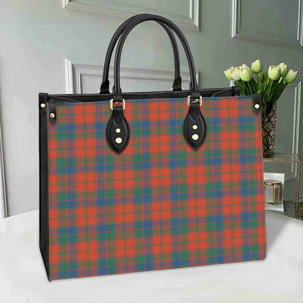 Robertson Ancient Tartan Leather Bag