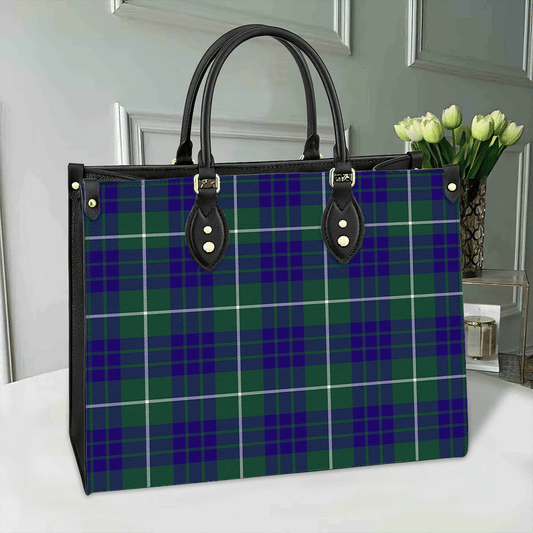 Hamilton Hunting Modern Tartan Leather Bag