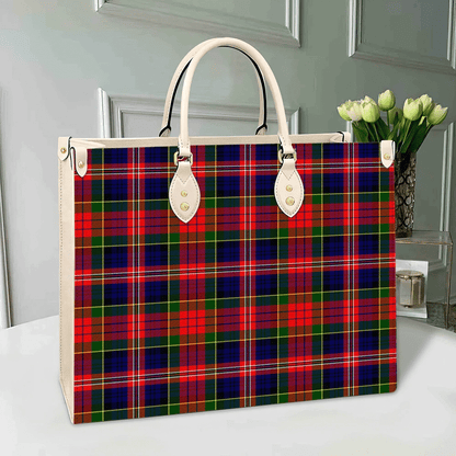 MacPherson Modern Tartan Leather Bag