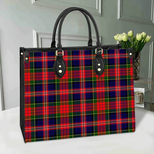 MacPherson Modern Tartan Leather Bag