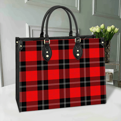 Ramsay Modern Tartan Leather Bag