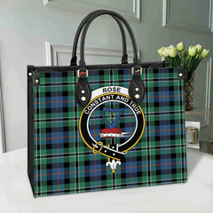Rose Hunting Ancient Tartan Crest Leather Bag