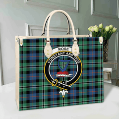 Rose Hunting Ancient Tartan Crest Leather Bag