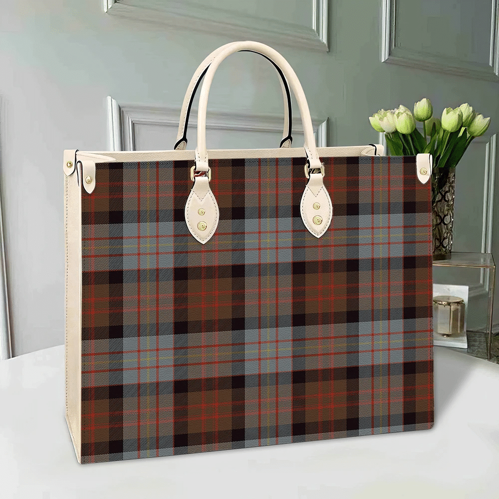 Cameron of Erracht Weathered Tartan Leather Bag