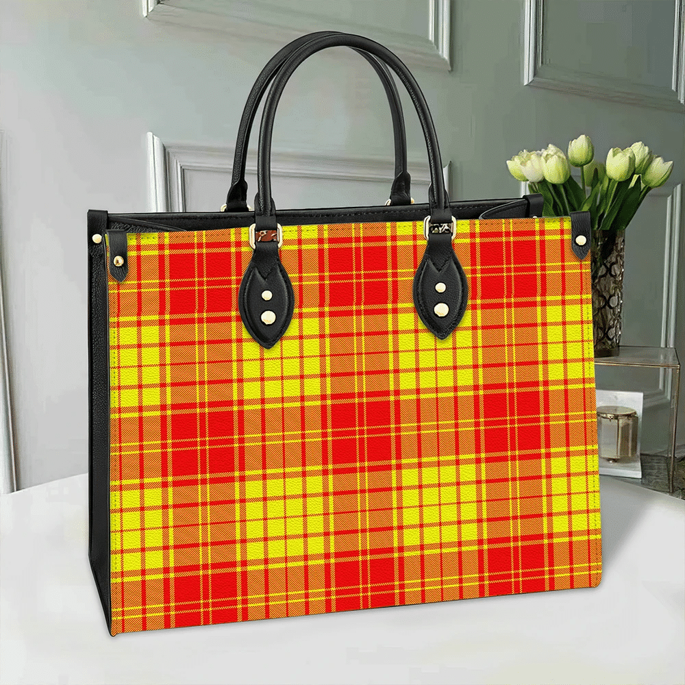 MacMillan Clan Tartan Leather Bag