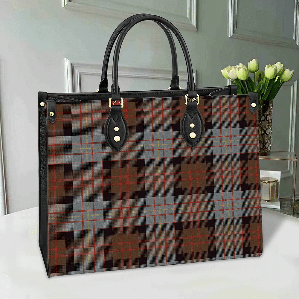 Cameron of Erracht Weathered Tartan Leather Bag