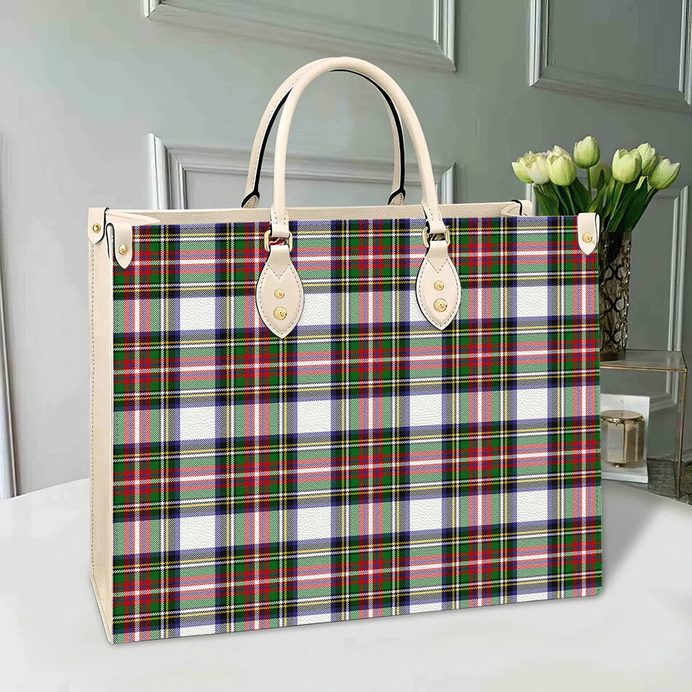 Stewart Dress Modern Tartan Leather Bag