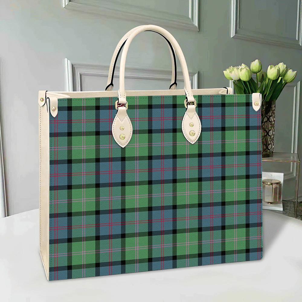 MacThomas Ancient Tartan Leather Bag