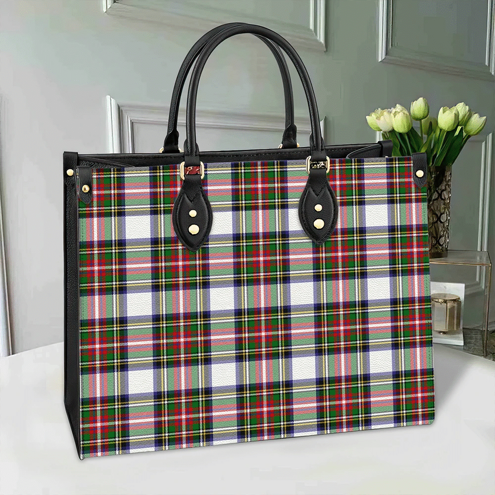 Stewart Dress Modern Tartan Leather Bag