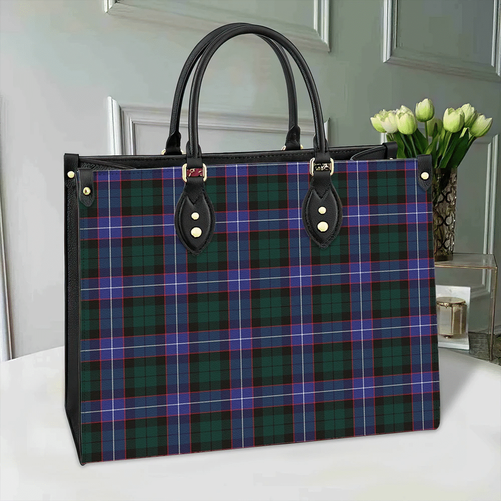 Hunter Modern Tartan Leather Bag