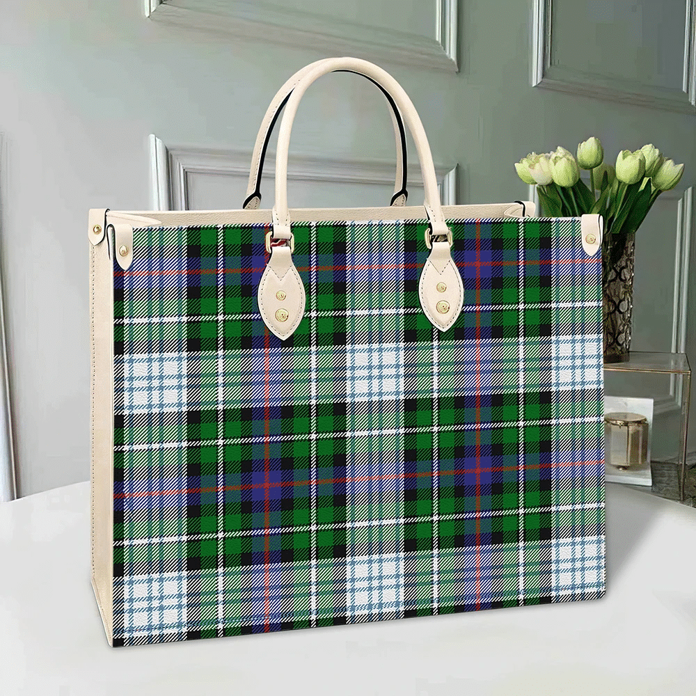 MacKenzie Dress Modern Tartan Leather Bag