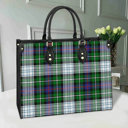 MacKenzie Dress Modern Tartan Leather Bag