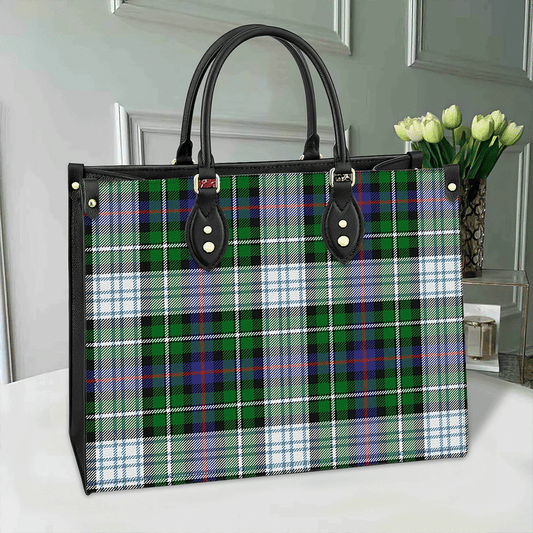 MacKenzie Dress Modern Tartan Leather Bag