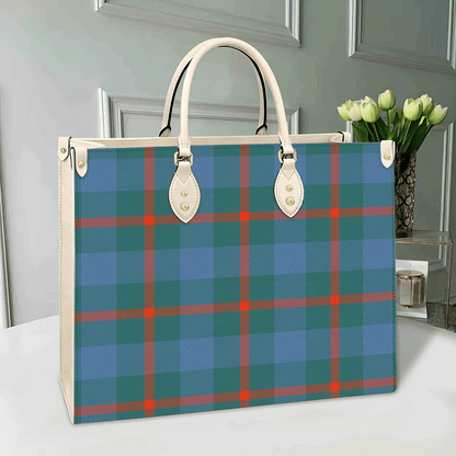 Agnew Ancient Tartan Leather Bag