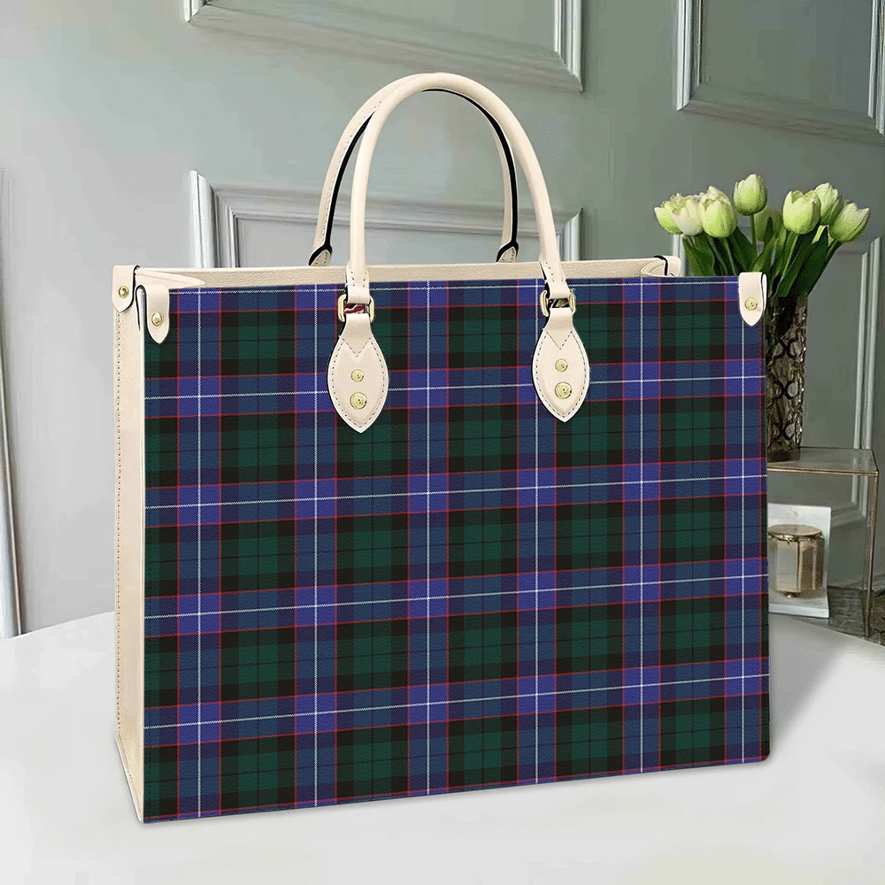 Hunter Modern Tartan Leather Bag