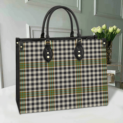 Burns Check Tartan Leather Bag