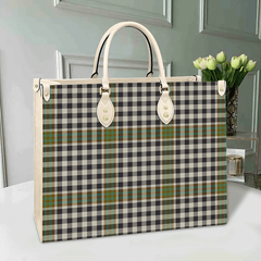 Burns Check Tartan Leather Bag